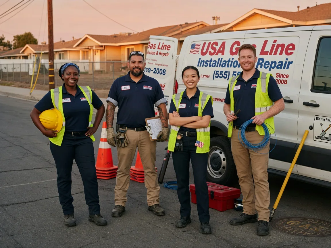 Gas Line Installation company in Ophiem, IL